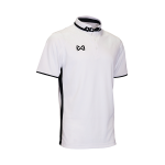 เสื้อโปโล WARRIX รุ่น Ricardo สีขาว-ดำ WA-3323-WA